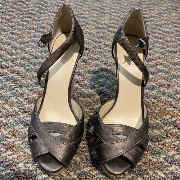Nine West Wedge Heels - Taupe - Picture 1 of 4